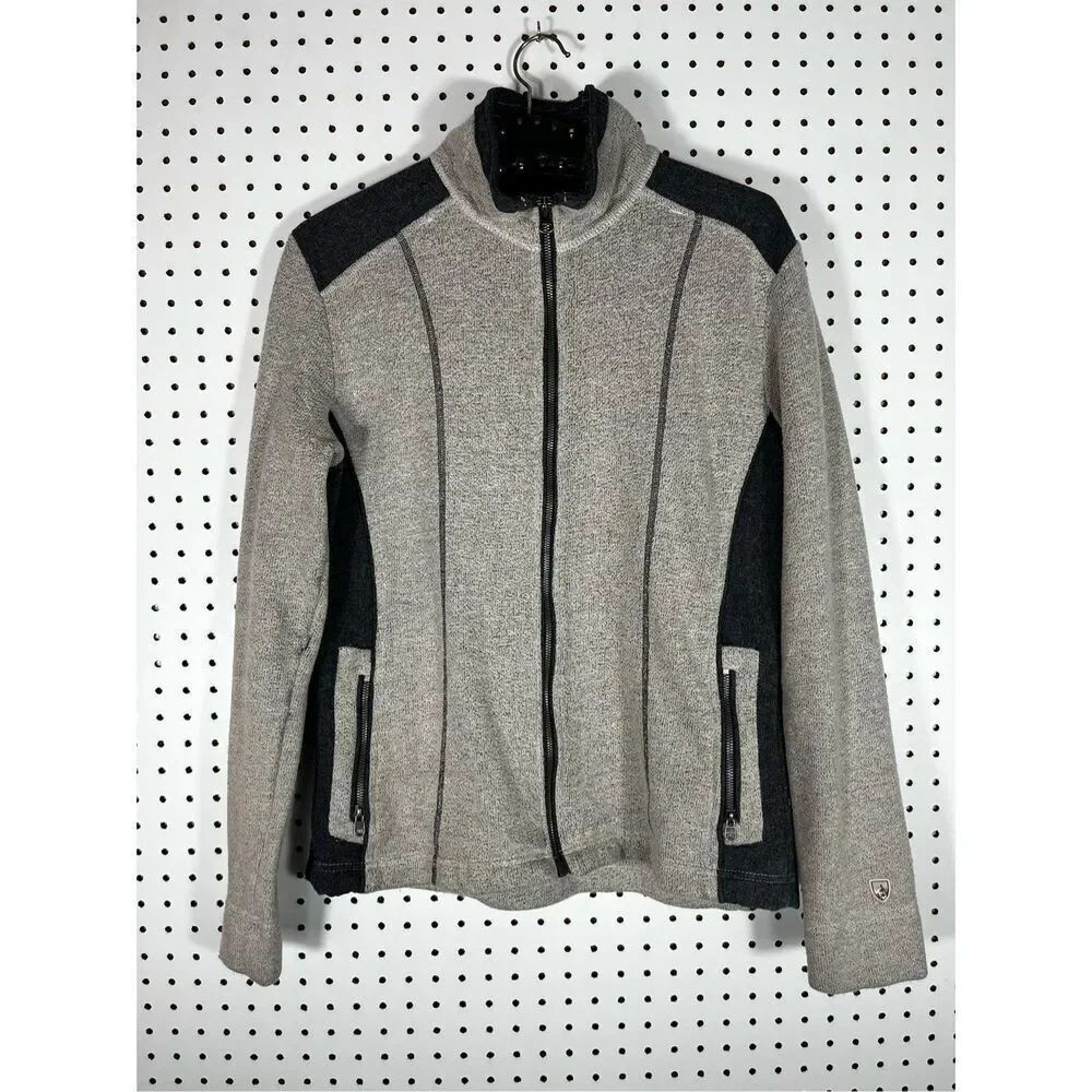 Kuhl fleece alfpaca zip up jacket size L